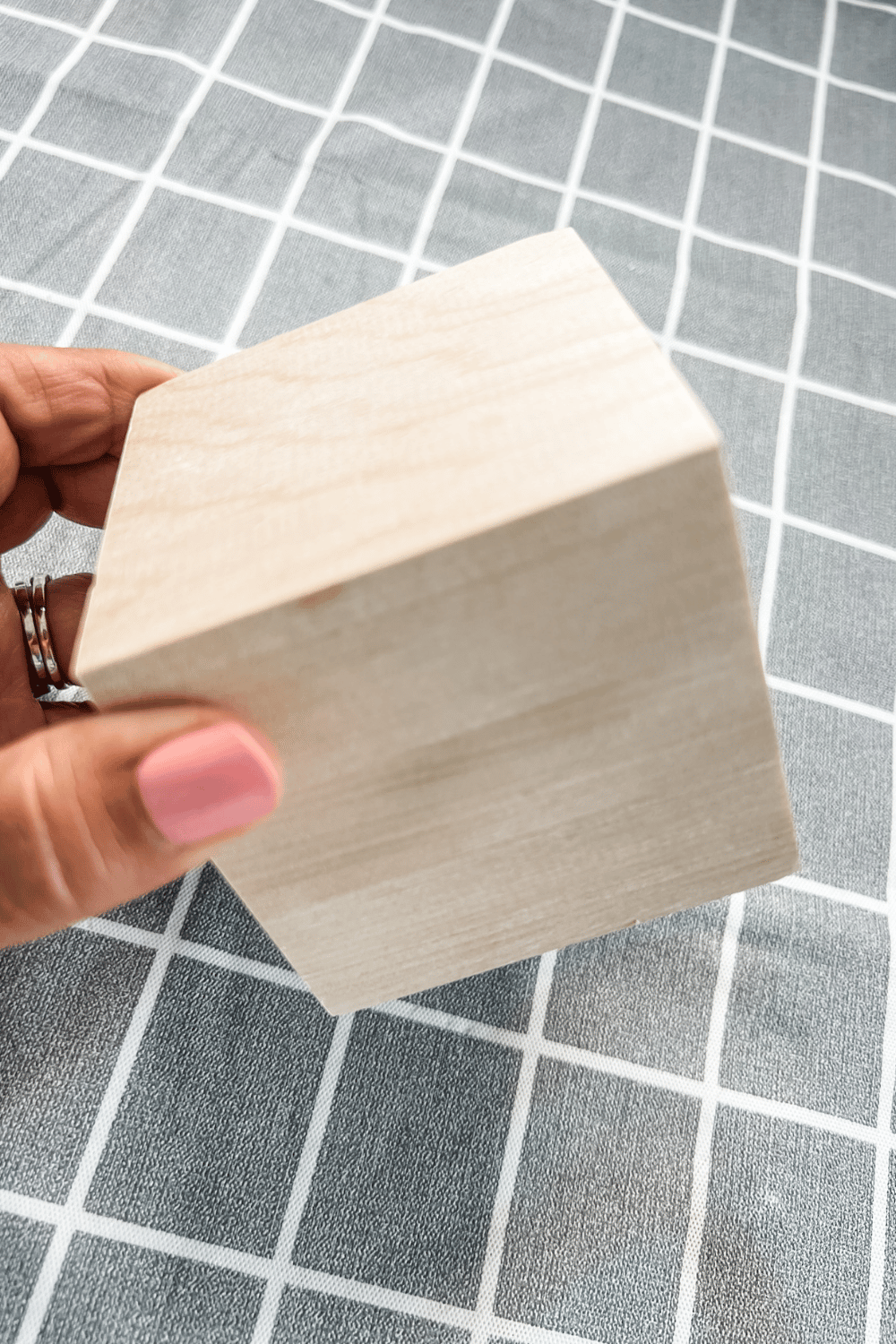 Wood cube craft idea 