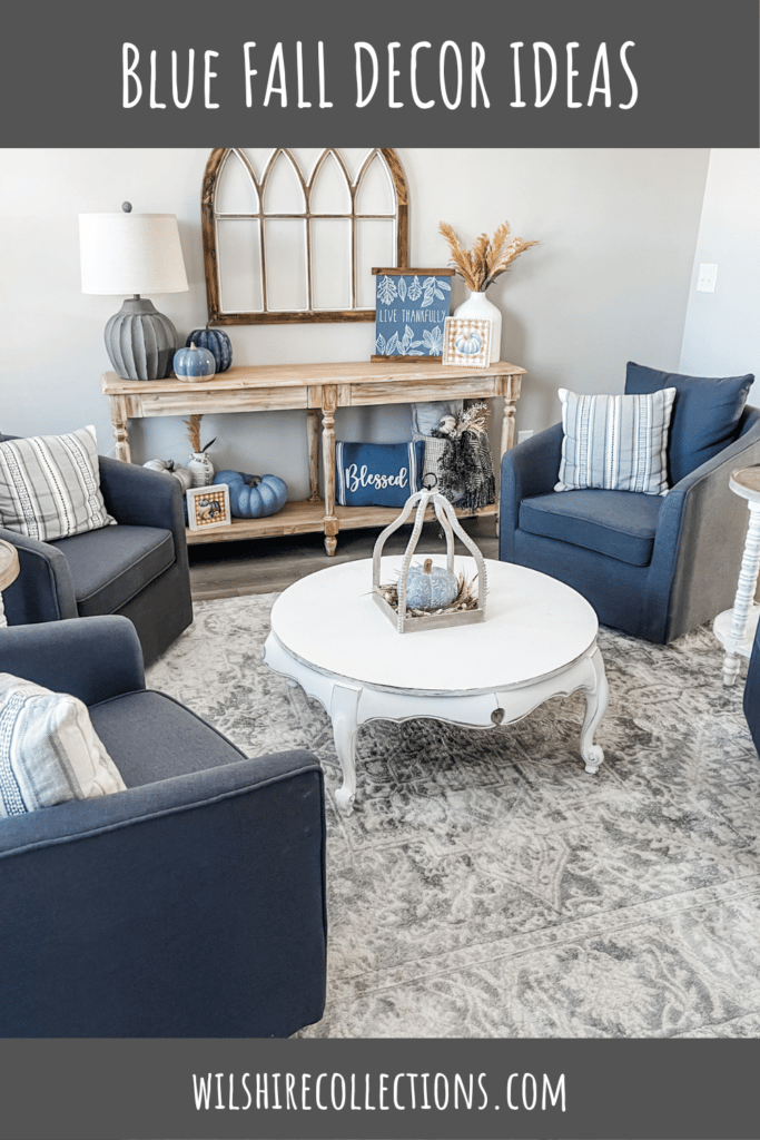 Blue fall decor ideas