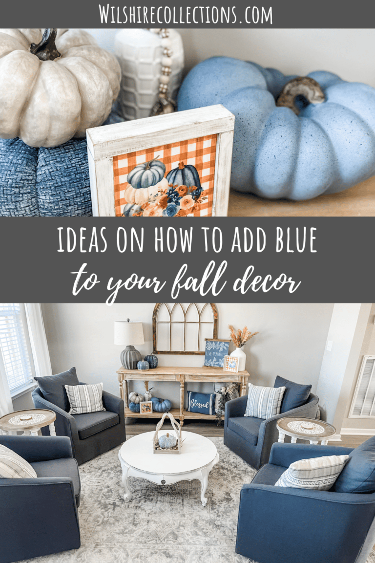 Blue Fall decor ideas and inspiration Wilshire Collections