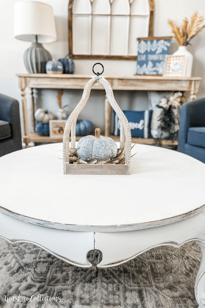 Blue fall decor ideas 