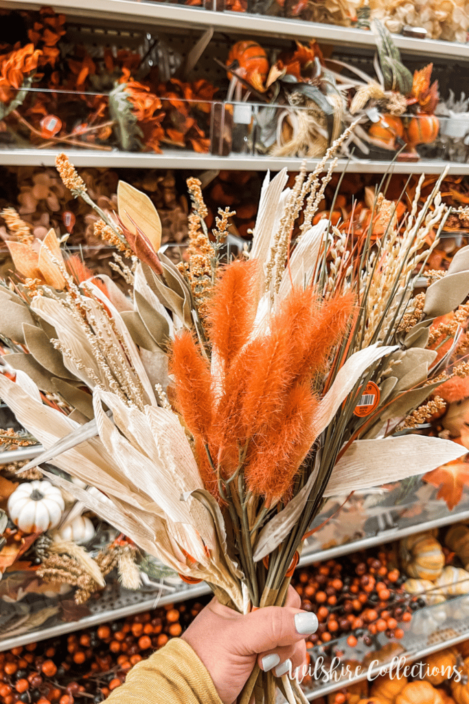 Easy fall centerpiece arrangement