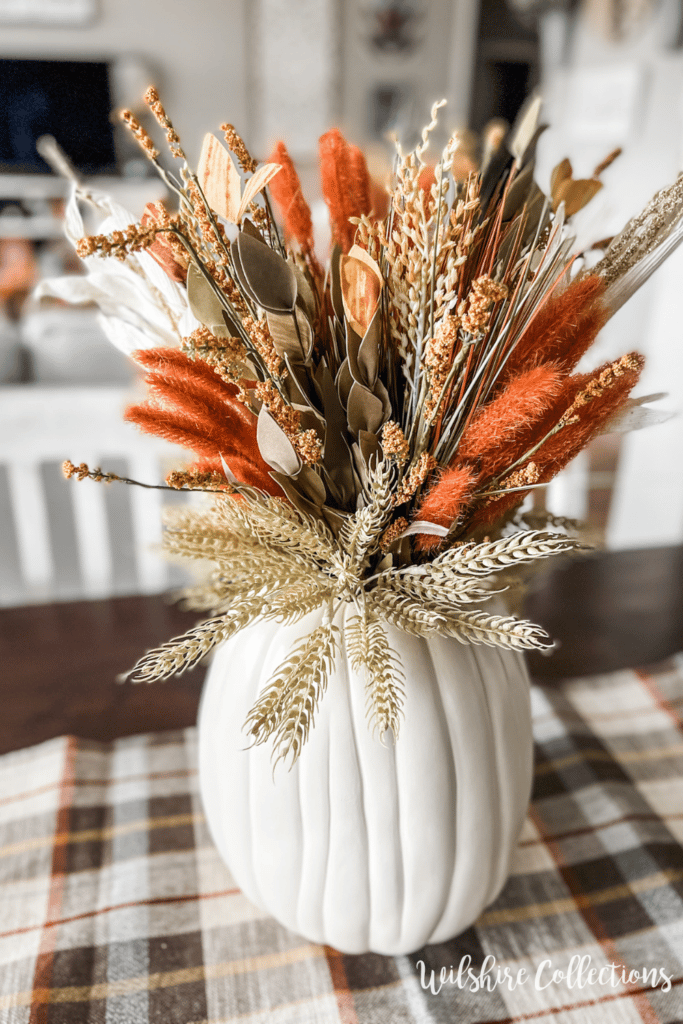 Easy fall centerpiece arrangement