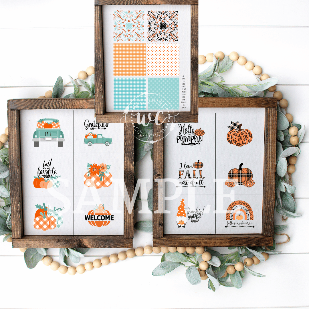 Fall tiered tray ideas