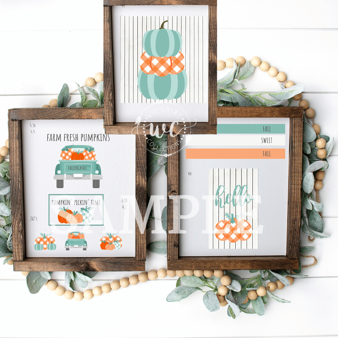 Fall tiered tray ideas