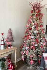 Festive Christmas ideas using red, white and gray