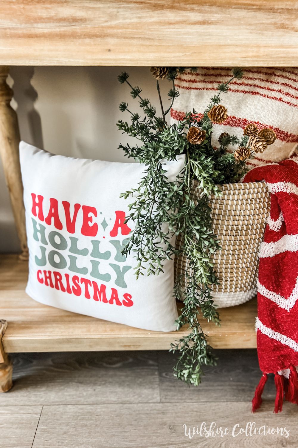 Festive Christmas ideas using red, white and gray