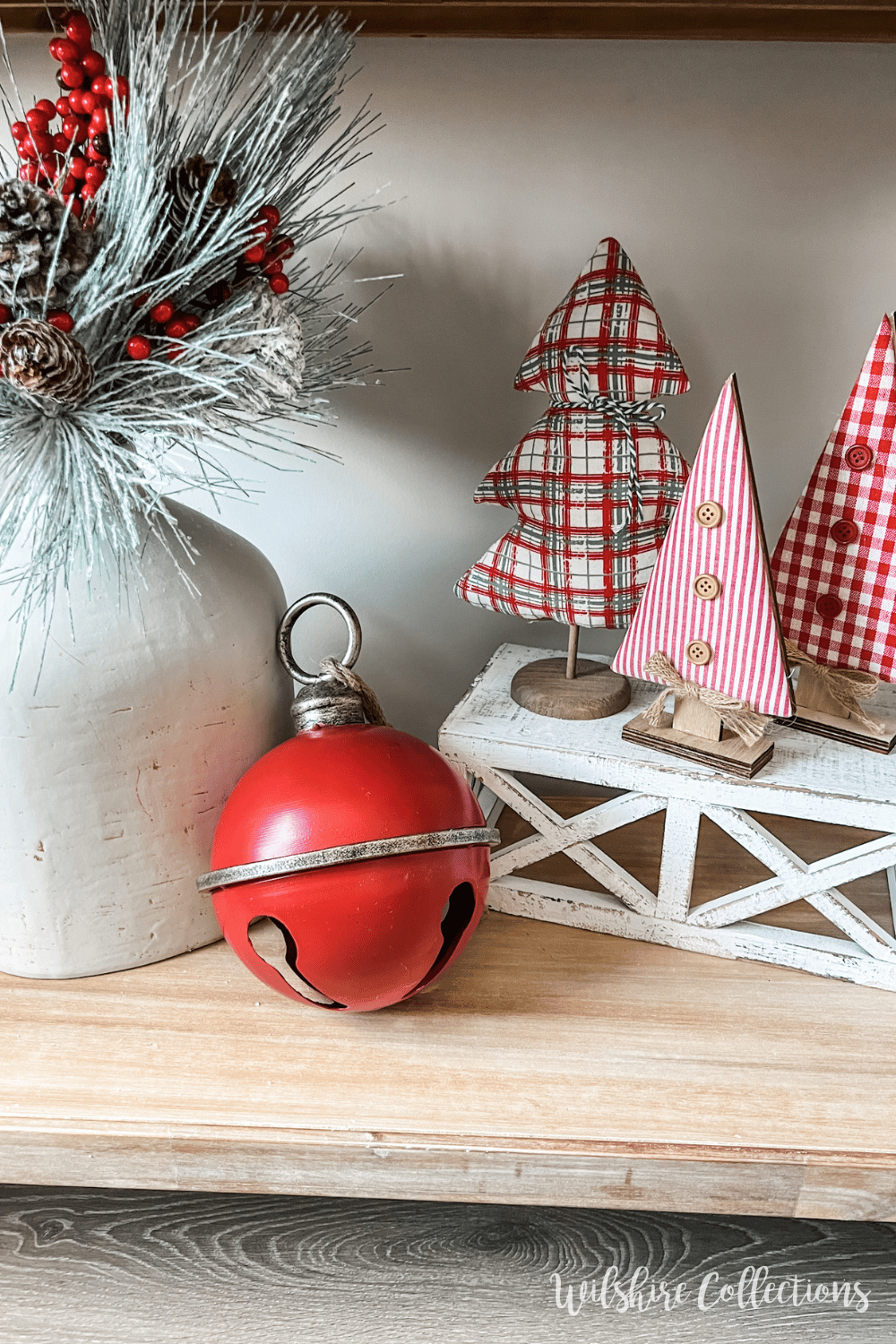 Festive Christmas ideas using red, white and gray