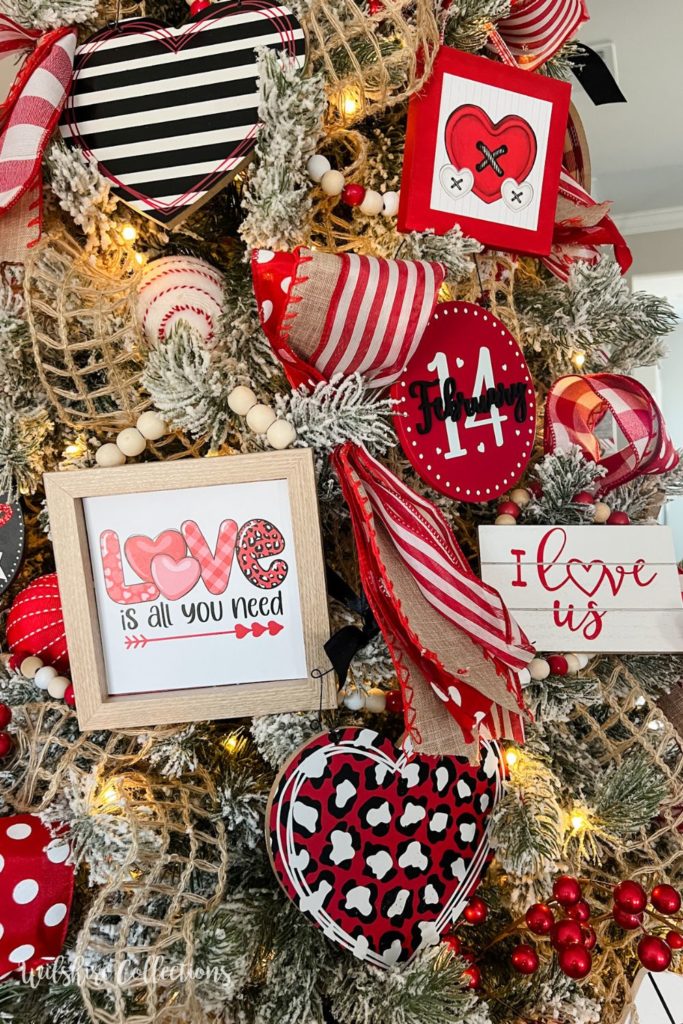 Valentine's themed tree ideas