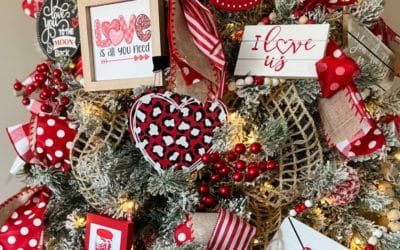 Valentine’s themed tree ideas