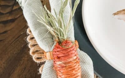 Bunny shaped napkin idea for your table setting!