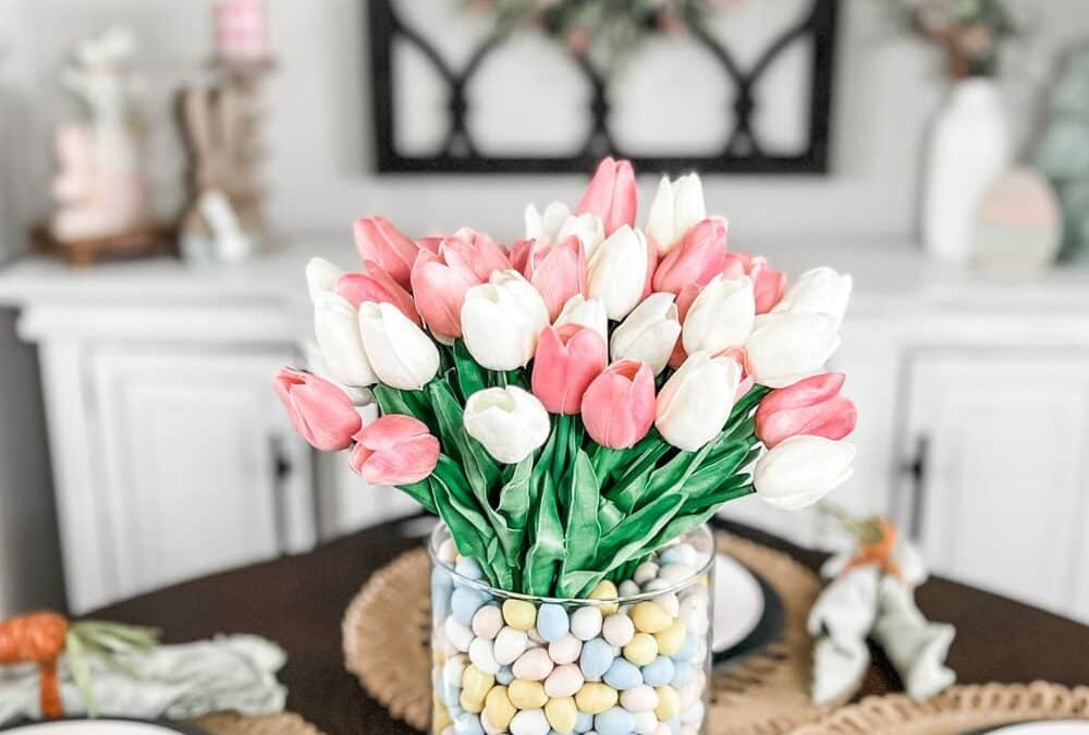 Festive Easter centerpiece idea!