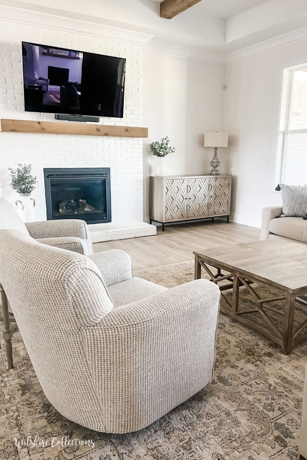 Living room furniture in our new home - Wilshire Collections