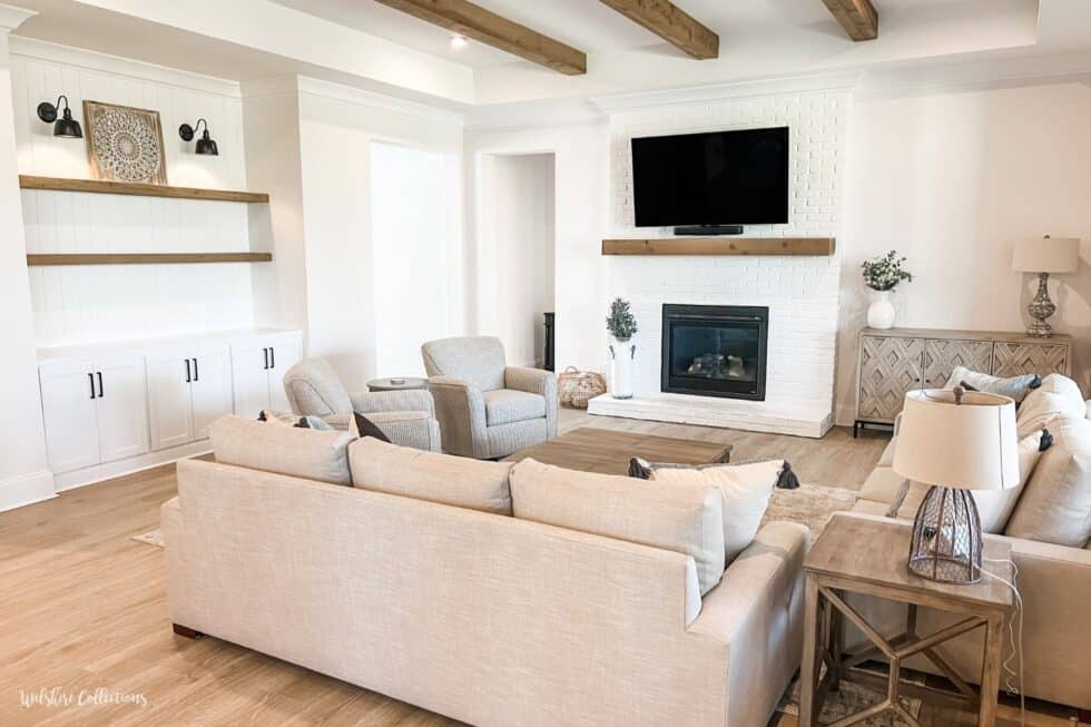 Living room furniture in our new home - Wilshire Collections