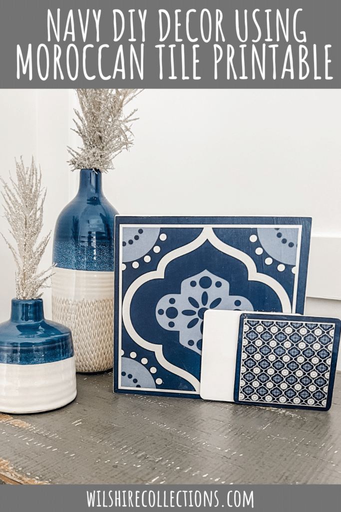 Navy DIY decor