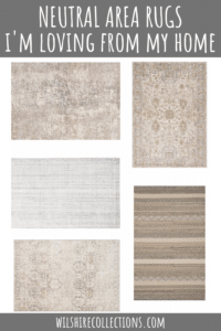 Neutral area rugs