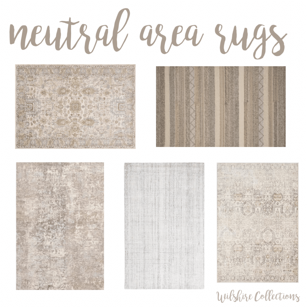 Neutral area rugs