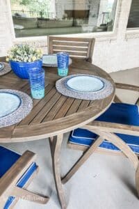 Outdoor covered porch decorating