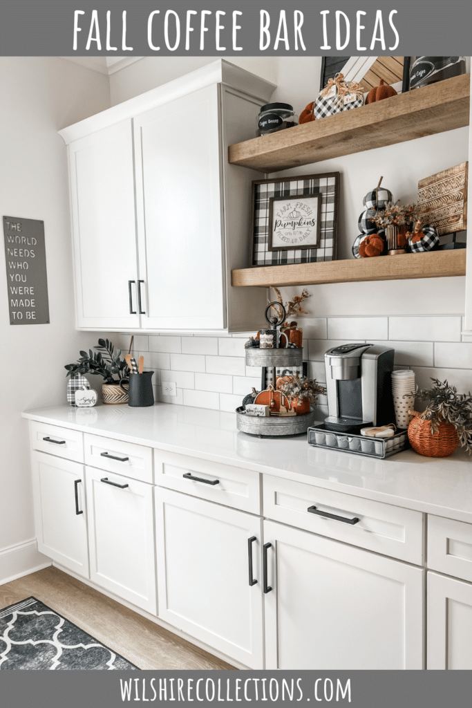 Fall coffee bar ideas 