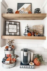 Fall coffee bar ideas