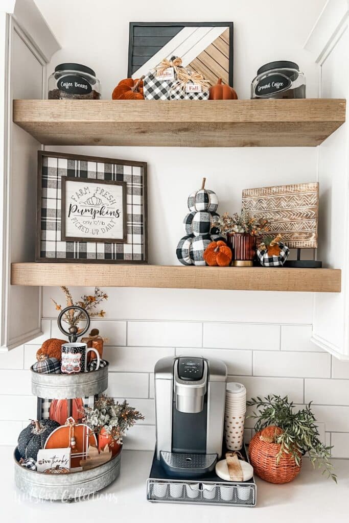 Fall coffee bar ideas 