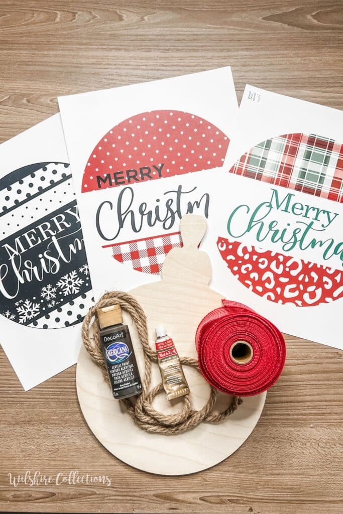 2 easy Christmas DIY's using printables 