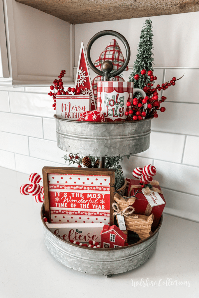 Christmas coffee bar decorating ideas 