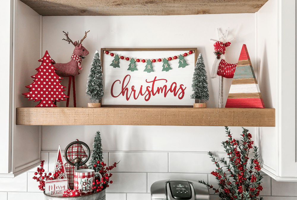 Christmas coffee bar decorating ideas