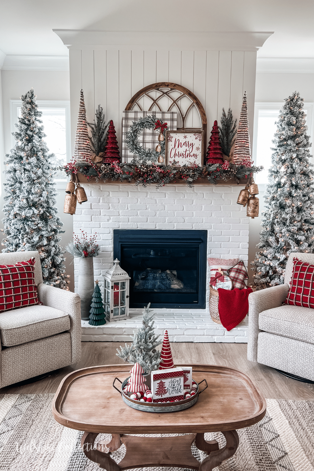 25 Christmas Living Room Decorating Ideas - How to Decorate a