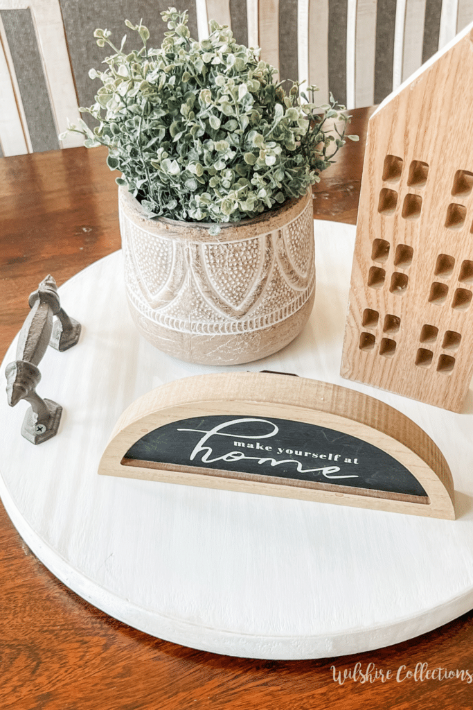 DIY Lazy Susan tray