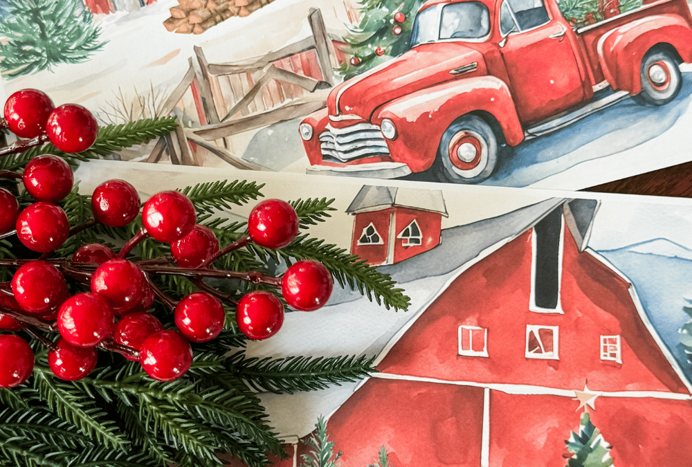 Free Christmas Barn printable