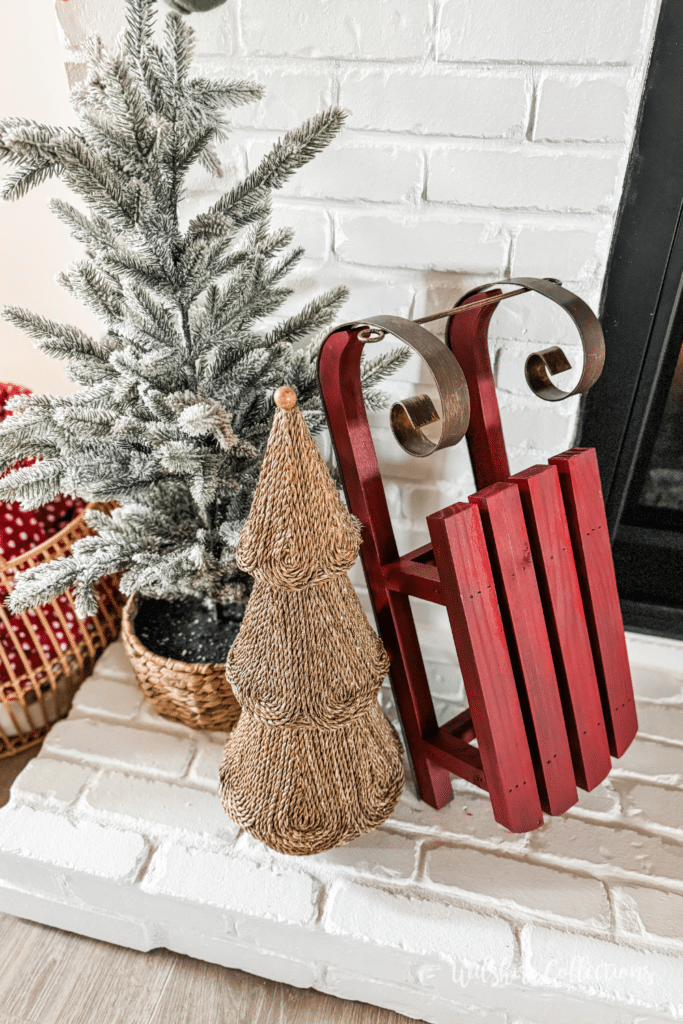 How to decorate a mantel with a TV for Christmas