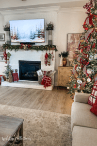 Classic Christmas living room decor