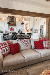 Classic Christmas living room decor