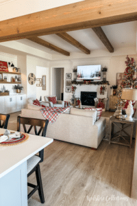 Classic Christmas living room decor