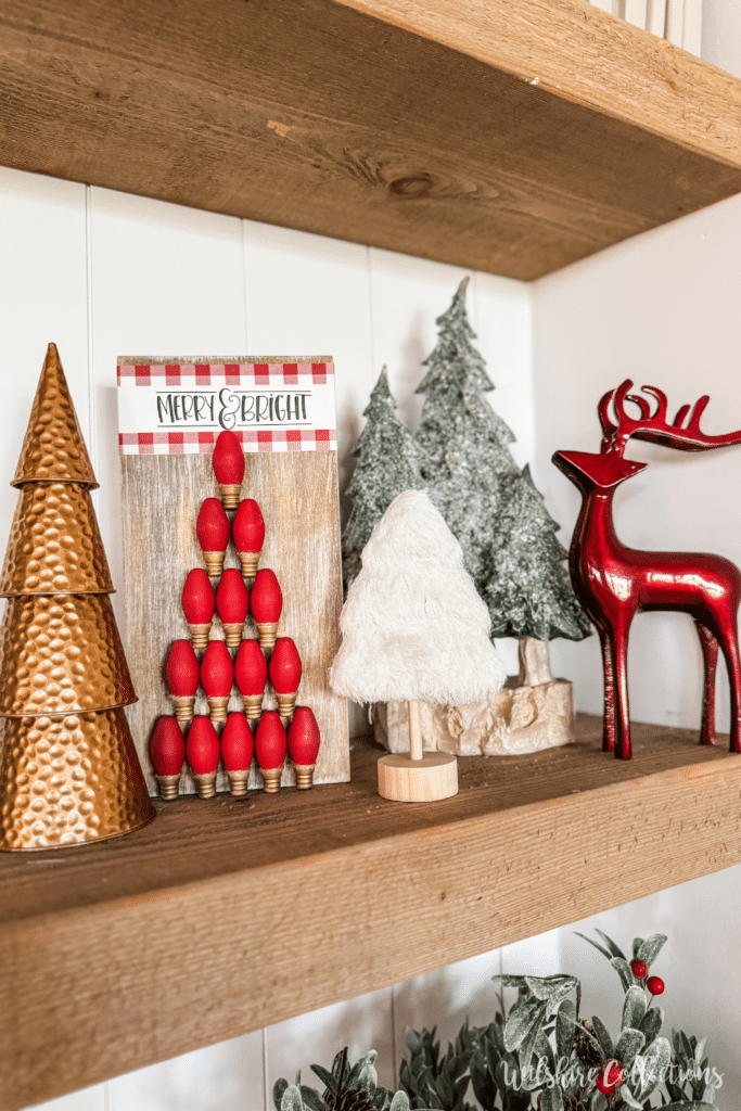 Classic Christmas living room decor 