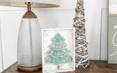 Dollar tree Christmas DIY using paper doilies