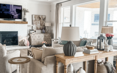 Neutral and pastel Spring decorating ideas