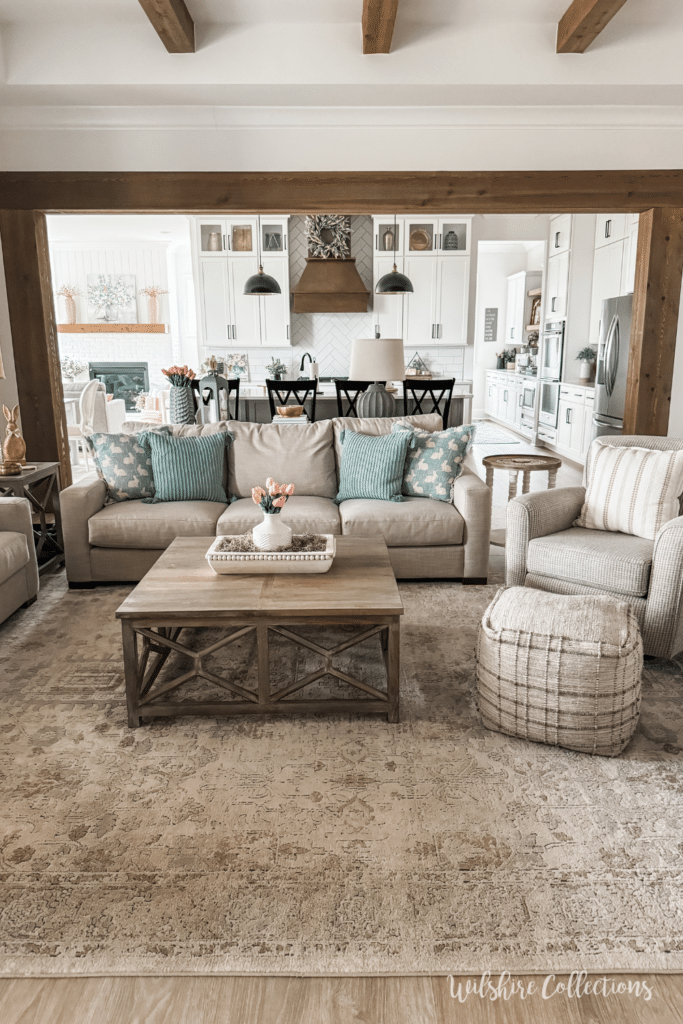 Neutral and pastel Spring decorating ideas