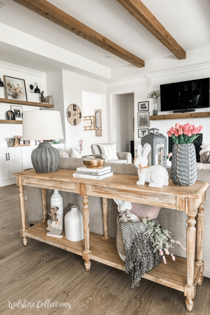 Neutral and pastel Spring decorating ideas