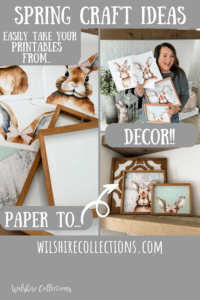 Spring printable craft ideas