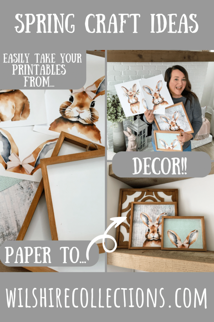 Spring printable craft ideas