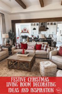 Festive Christmas living room decorating ideas