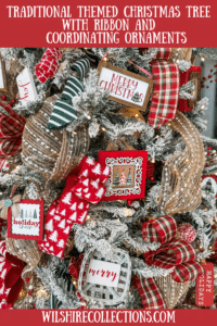 Traditional themed Christmas Tree