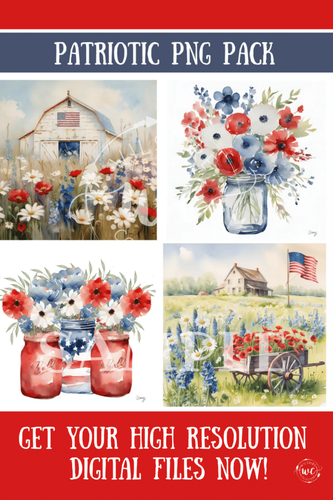 Easy patriotic decorating ideas PNG files