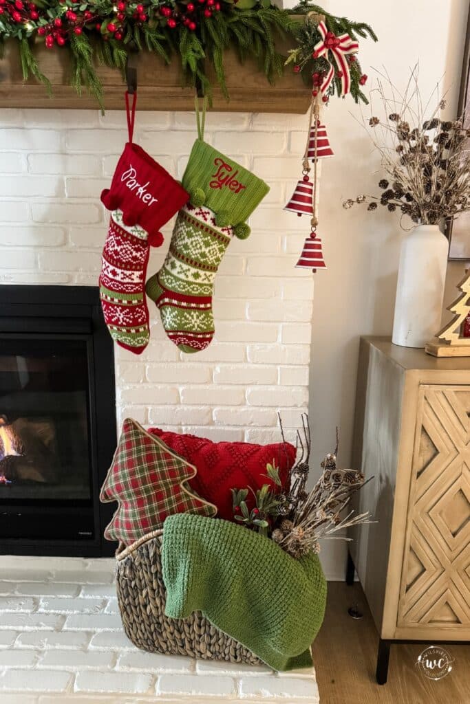 cozy christmas living room 