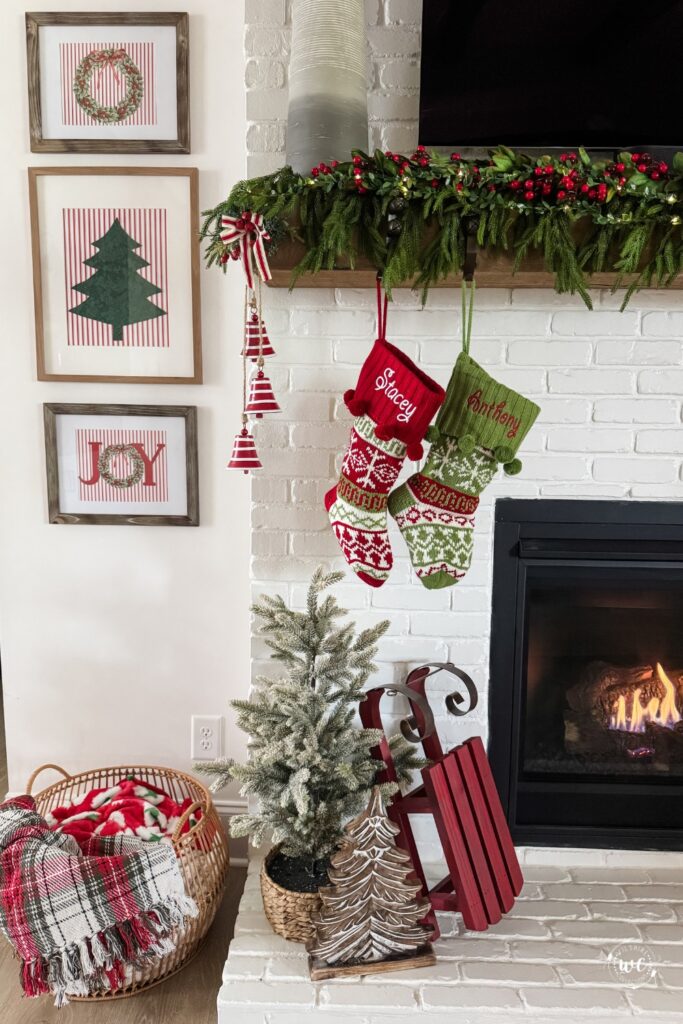 cozy christmas living room 